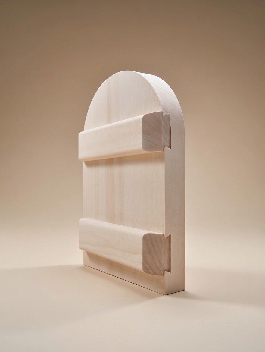 Даска за икону са луком – липа (ручна израда) - Слика 3